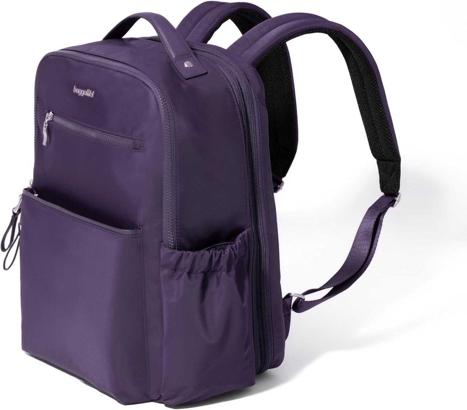 Baggallini Tribeca Expandable Laptop Backpack - 15'x11' Lightweight RFID Computer Bag for Work & Travel with Luggage Sleeve
