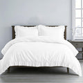 Kotton Culture Custom Ruffle Trim Duvet Cover – 100% Egyptian Cotton, 600 Thread Count Decorative Comforter Cover (Desired Dimensions) - Shabby Chic, Bohemian, French Farmhouse Bedding - White