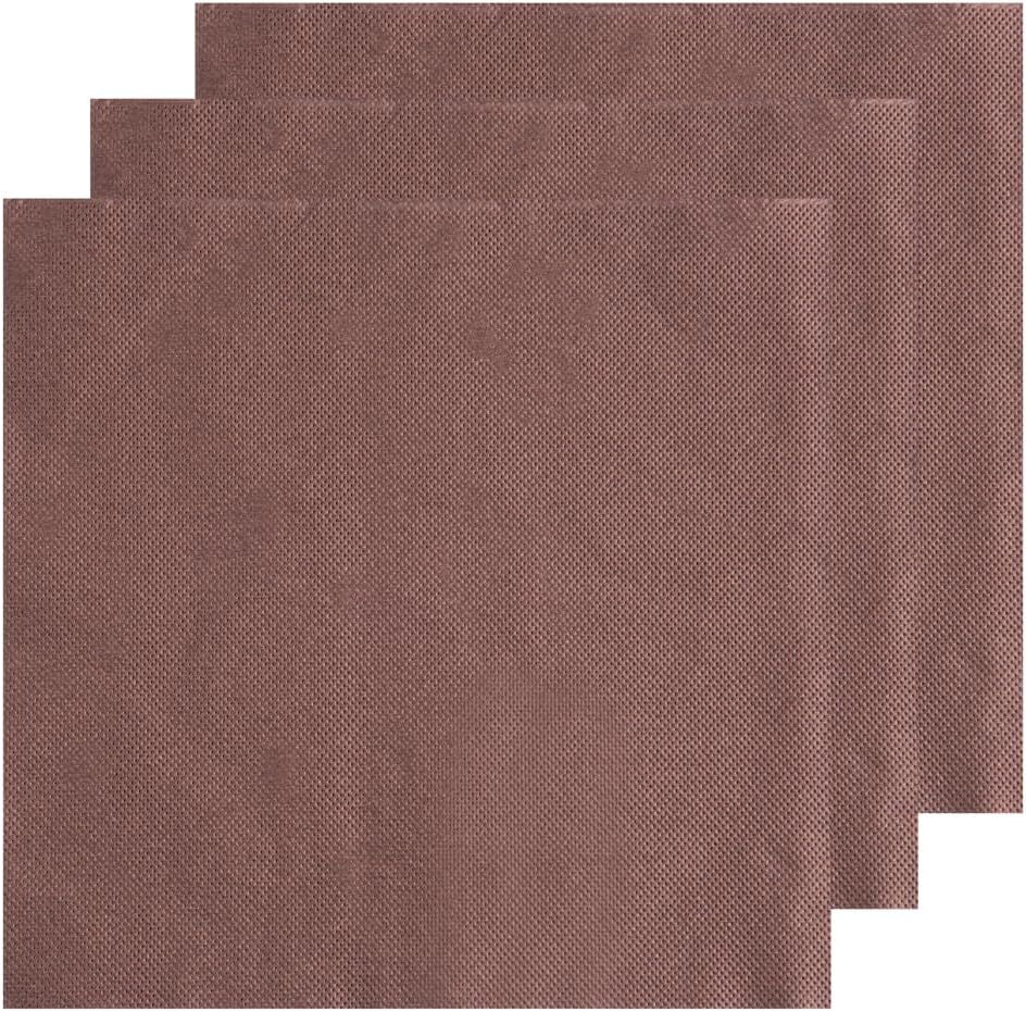 Restaurantware Luxenap 15.5 x 15.3 Inch 2-Ply Dinner Napkins 1200 Disposable Napkins - Linen Feel Soft And Absorbent Brown Paper Folded Napkins Square For Lunch Dinner Or Everyday Use