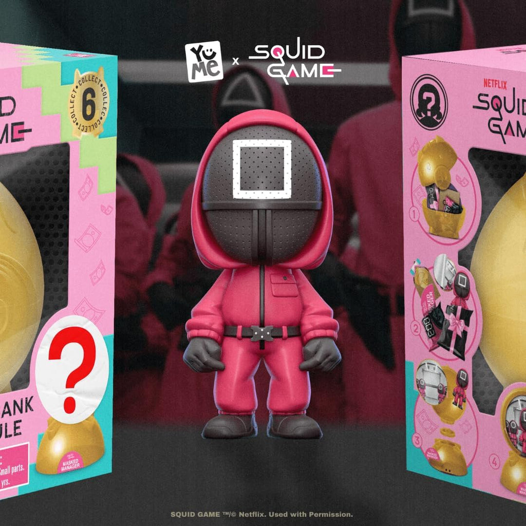 YuMe Squid Game Blind Box Figurines (6-Pack) – Official Netflix Collectible Mystery Capsules Featuring Iconic Characters – Surprise Toy Gift Set for Fans, Adults, Boys & Girls – Series 1