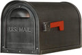 Special Lite Classic Curbside Mailbox - Swedish Silver Aluminum Mailbox for Post Mount - SCC-1008-SW
