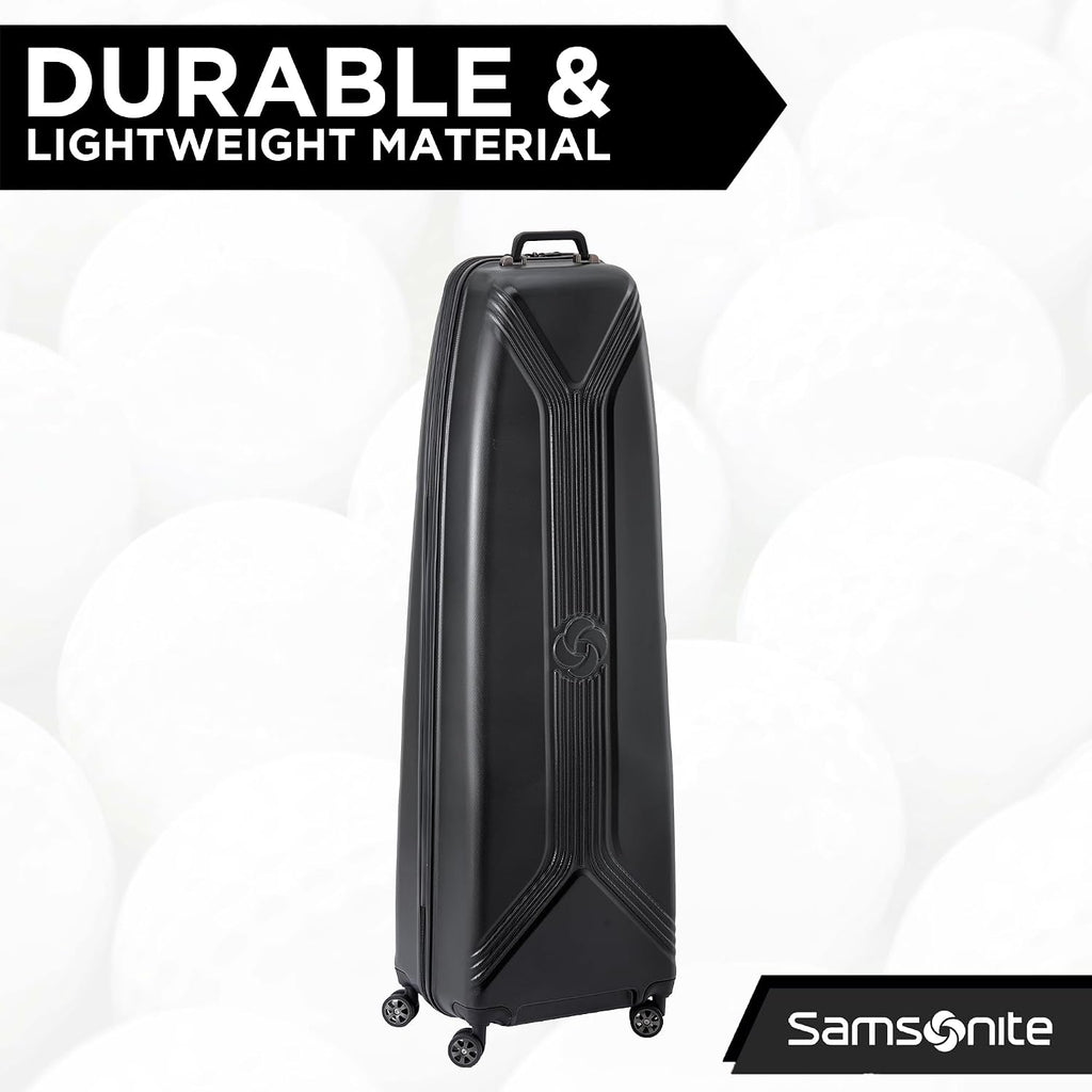 Samsonite Fairway Molded Golf Travel Cover, Polycarbonate Hard Case, Golf Bag Luggage, Ideal for Airlines