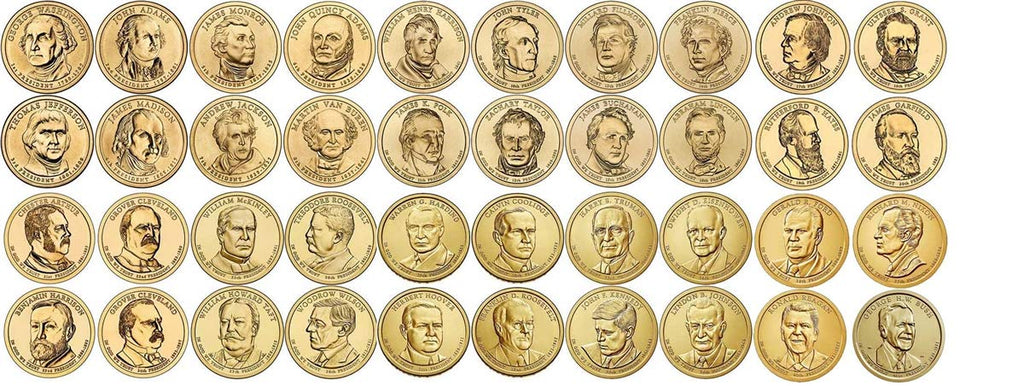 2007 P - 2020 P Presidential Dollars 40 Coin Set Dollar Uncirculated