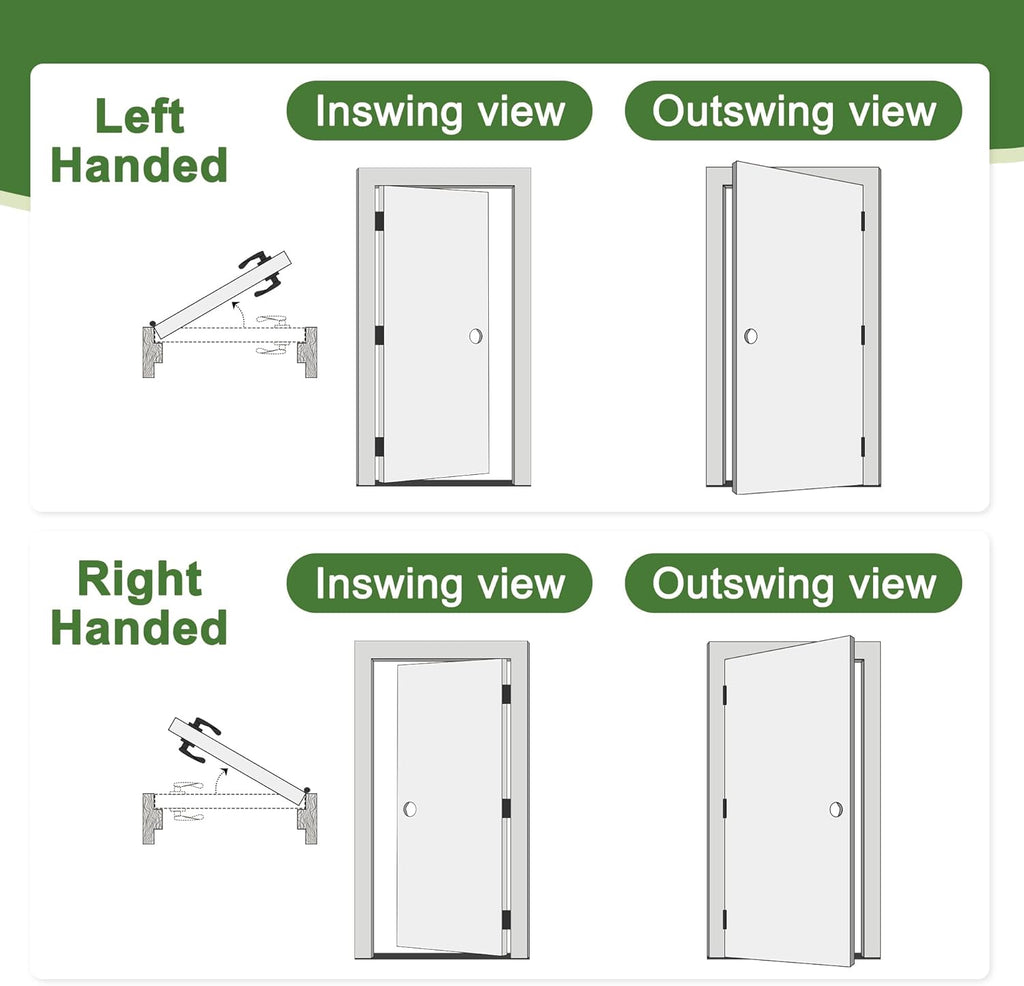 32' x 80' Prehung Door 15-Lite Tempered Clear Glass Slab Doors with Jamb Kit, Solid Core MDF Interior Door for Bathroom Pantry Laundry, Home Doors, Easy Assemble - Left Handed Silver Hinge