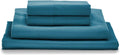 MyPillow Giza Dreams Bed Sheets, 100% Certified Giza Egyptian Cotton, Deep Pocket, Sateen Weave [California King, Lake Blue]