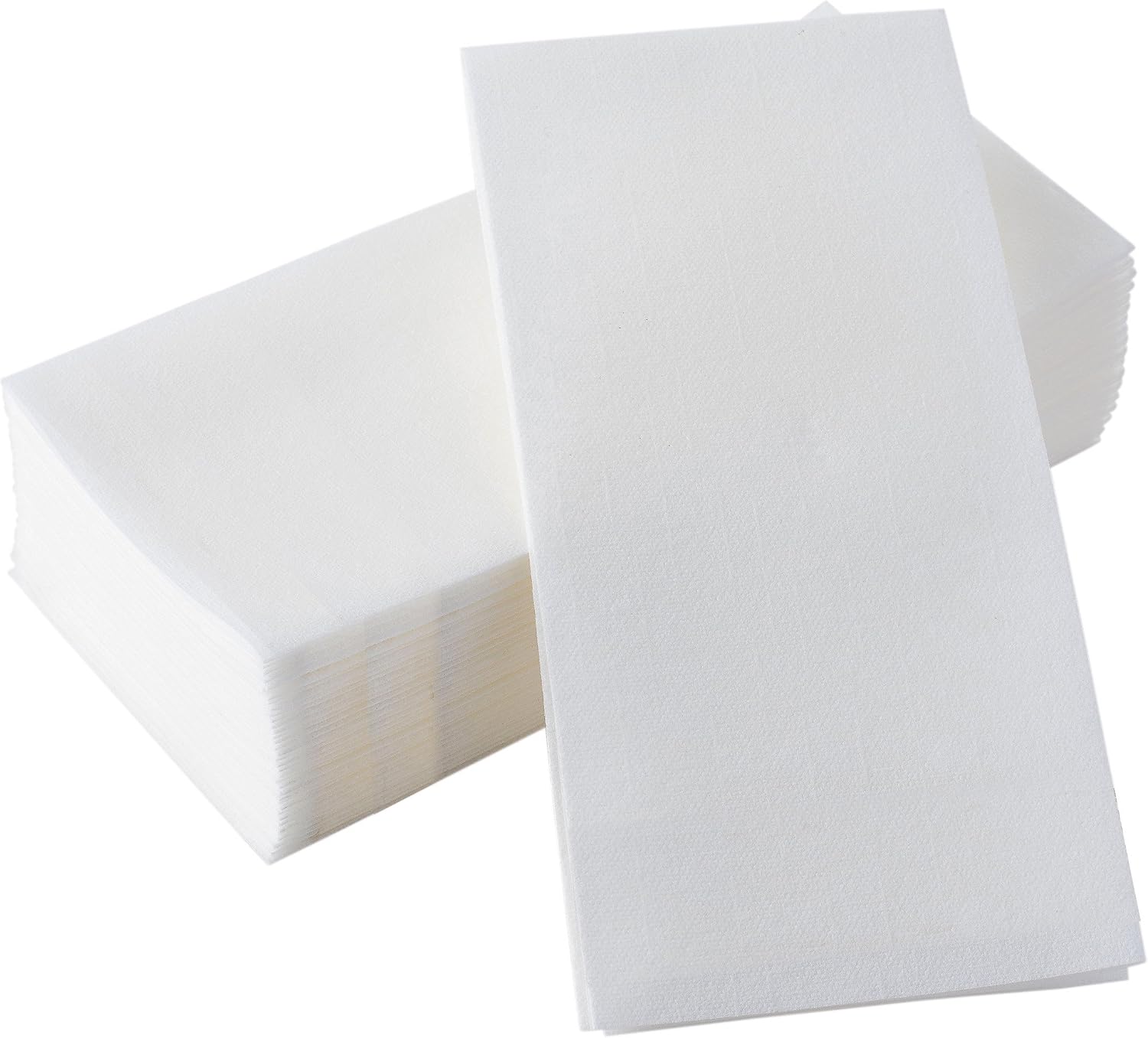 5000-Pack BloominGoods Disposable Bathroom Napkins | Linen-Feel Guest Towels | Cloth-Like Hand Tissue Paper, White, 12' x 17'