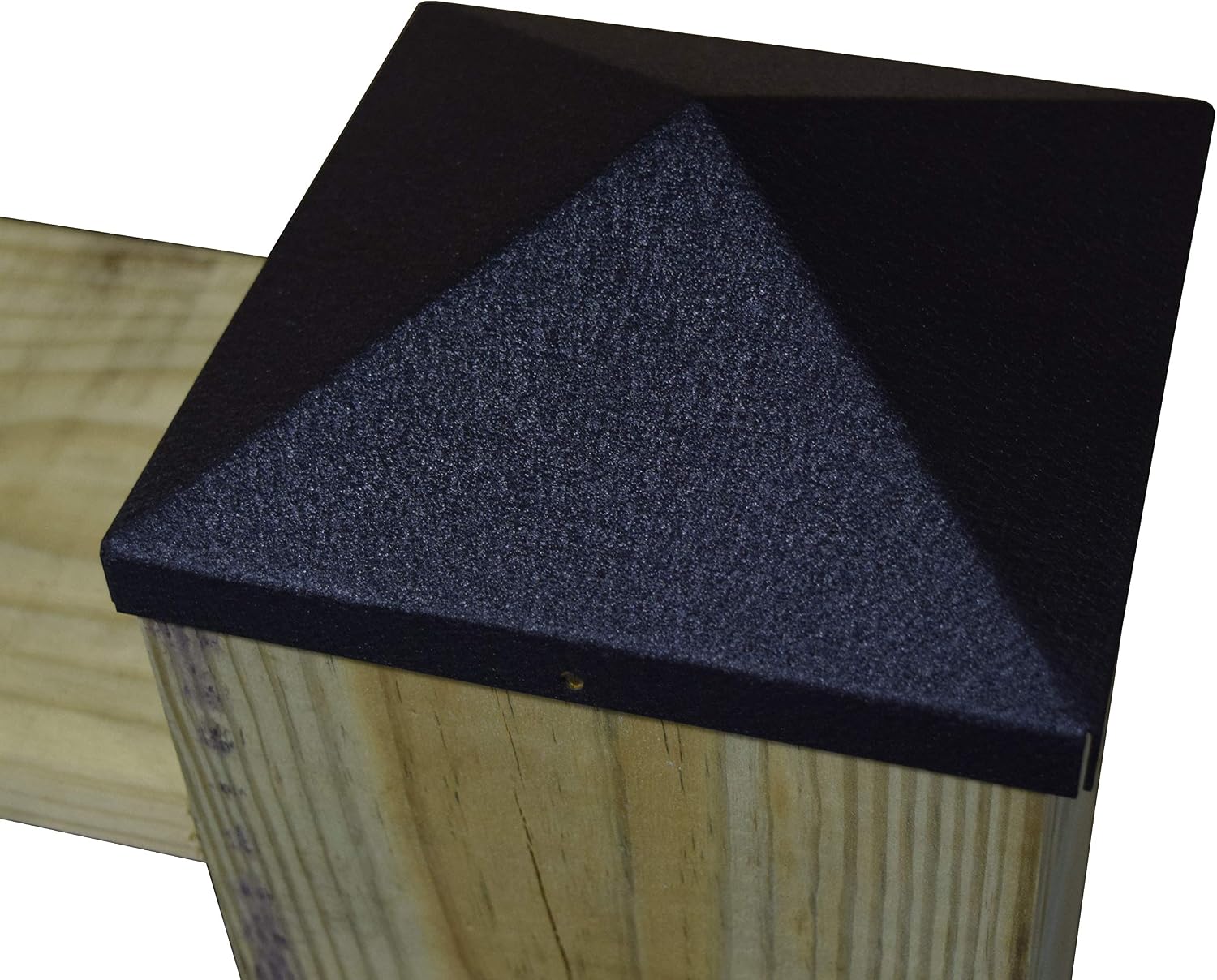 RMP 6 Inch x 6 Inch Pyramid Style Square Cap for Fences, Mailboxes or Deck Posts (10 Pack)
