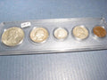 1948 No Mint Mark Birth Year Coin Set (5) Coins Half Dollar, Quarter, Dime, Nickel, and Cent Mounted In a Plastic Holder Half Dollar Seller Very Good