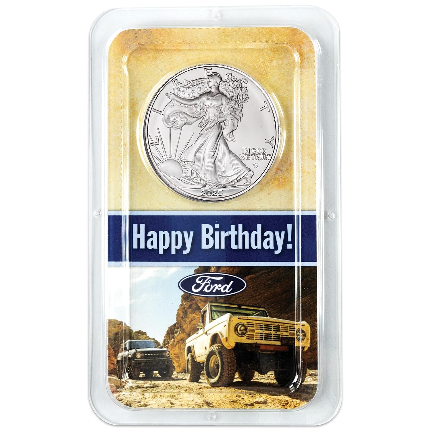 2025 Ford Happy Birthday American Silver Eagle Showpak