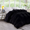 Modern Solid 1600-TC Diamond Pinch Down Alternative Comforter Oversized Queen Size 98 x 98 Inches 1-Piece All-Season Duvet Insert, 850 GSM Micro Fill & All Side Corner Tabs 100% Egyptian Cotton