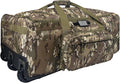 WOLT 120L Rolling Duffle Bag with Wheels, Large Deployment Military Bag, Wheeled Heavy Duty Luggage for Travel, Camping