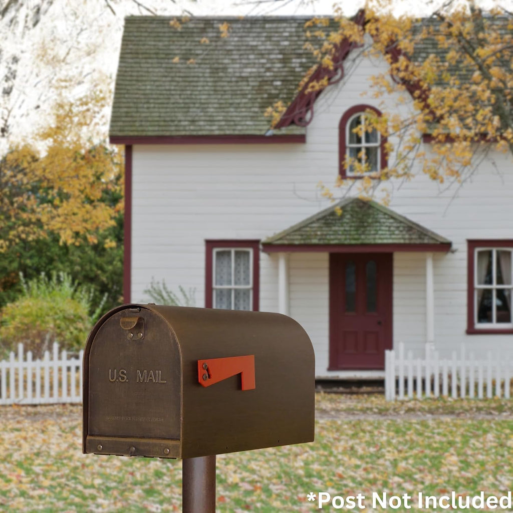 Special Lite Titan Steel Curbside Mailbox - Copper Steel Mailbox for Post Mount - SCH-1016-S-CP