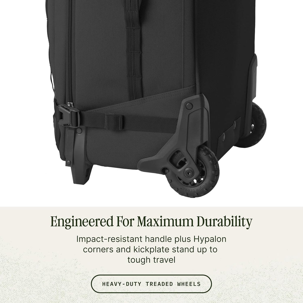 Eagle Creek Gear Warrior XE 2-Wheel Luggage to Keep Travel Items Organized - Smooth Rolling Wheels - Telescoping Handle - Padded Laptop Pocket - Black - 30'