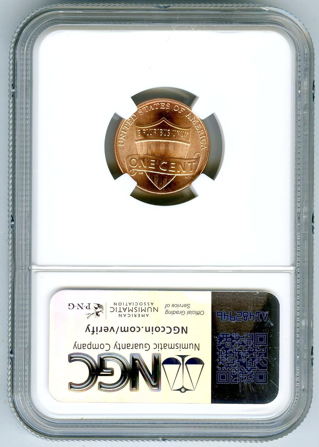 2023 Extra ' V ' Error Lincoln Union Shield Penny NGC MS66 RD Cent Rare Variety Special VDB Label