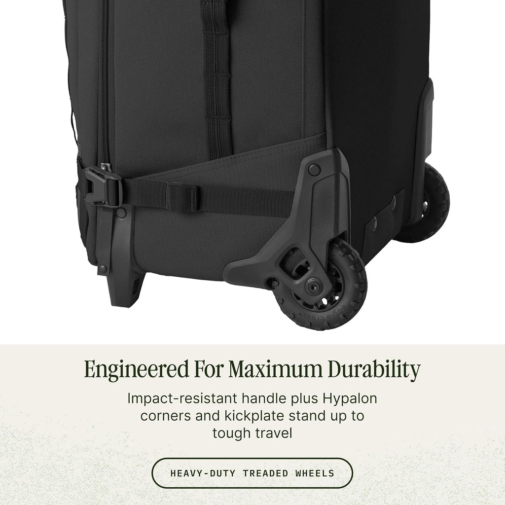 Eagle Creek Gear Warrior XE 2-Wheel Luggage to Keep Travel Items Organized - Smooth Rolling Wheels - Telescoping Handle - Padded Laptop Pocket - Black - 27'