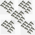 50 Pieces Full Overlay Cup Hinge Soft Close Face Frame Cabinet Hinge Clip on Soft-Close Cabinet Hinge Kitchen Bisagra de gabinete Cabinet Door Hinge (50 Piece)