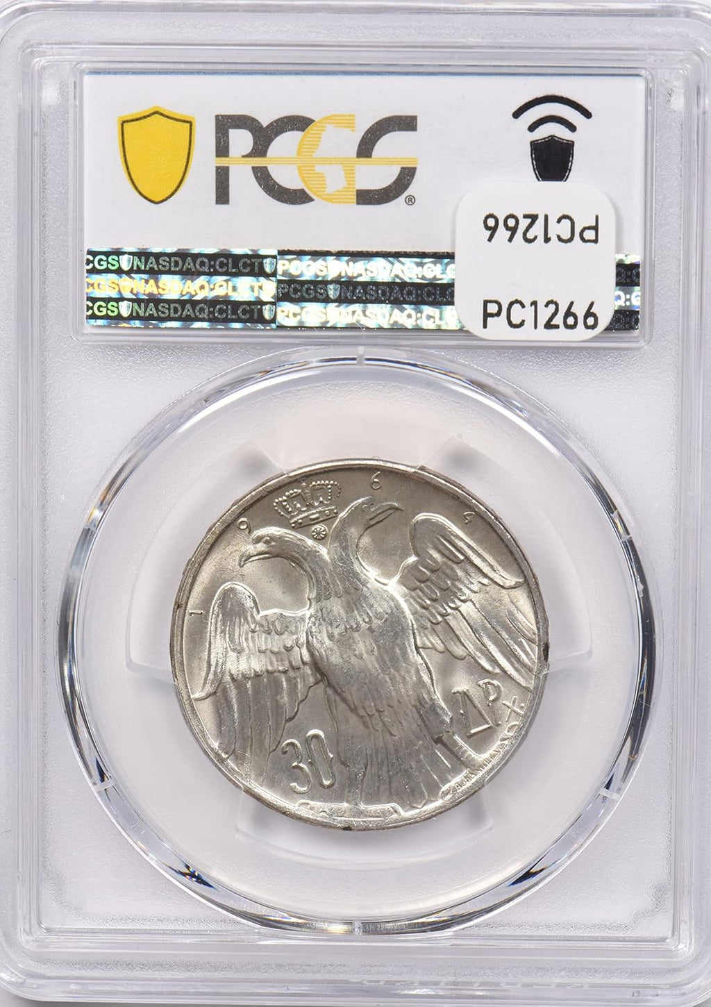 Collectible Coin Greece 1964 30 Drachma Eagle animal PCGS MS 66 rare condition Kongsberg KM PC1266