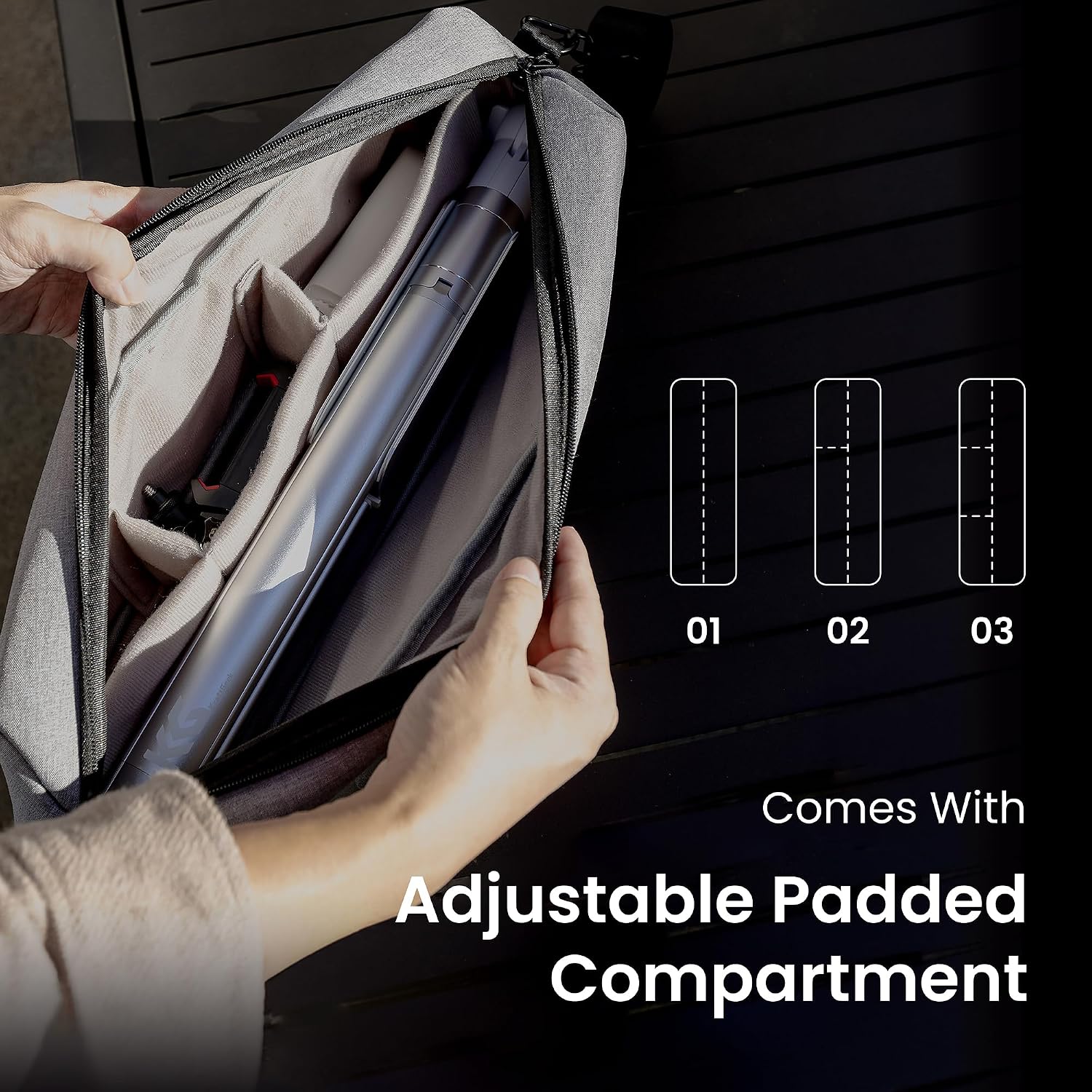 KraftGeek 66' Foldable Music Stand for Sheet Music with Carrying Case