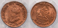 Collectible Coin Princely States India 1929 VS 1986 1/4 Anna PCGS MS 65 RED rare in red Gwalior PC1228