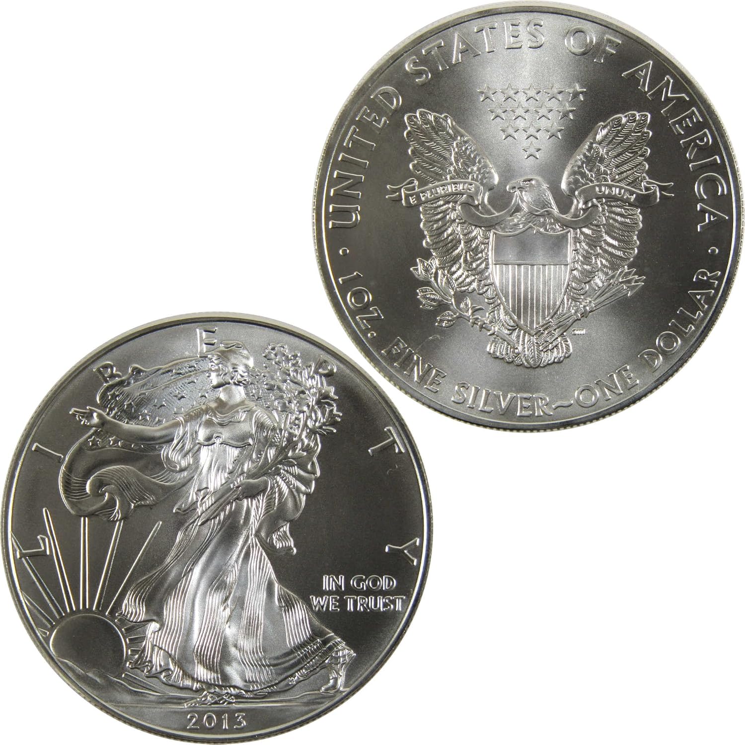 2013 American Silver Eagle Uncirculated Bullion $1 Coin