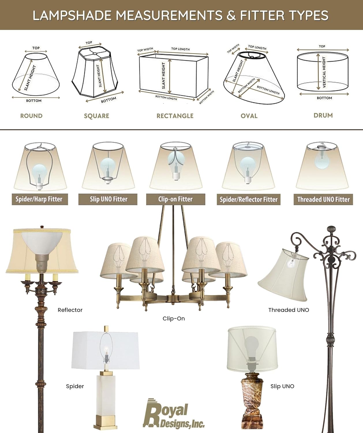 Royal Designs, Inc. Shallow Oval Hardback Lamp Shade, HB-611-18LNEG, Linen Eggshell, (16 x 10) x (18 x 12) x 9.5