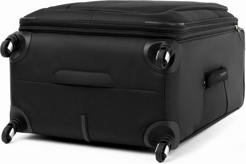 Travelpro Maxlite 5 Softside Expandable Luggage with 4 Spinner Wheels, Lightweight Suitcase, Men and Women, Black, Checked-Large 29-Inch