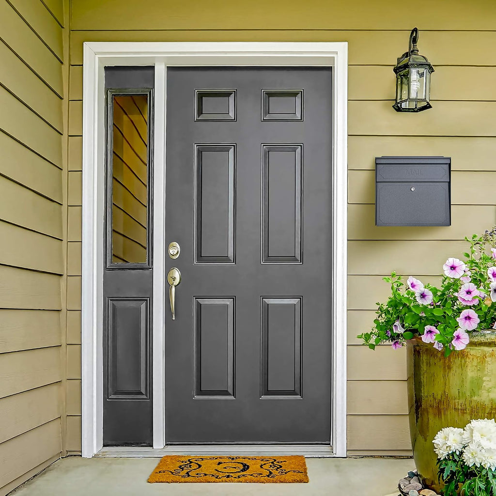 Mail Boss 7171 Townhouse, Granite Security Vertical Wall Mount Mailbox with Lock and Key for Home