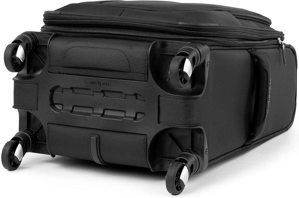 Travelpro Maxlite 5 Softside Expandable Luggage with 4 Spinner Wheels, Lightweight Suitcase, Men and Women, Black, Carry-on 21-Inch