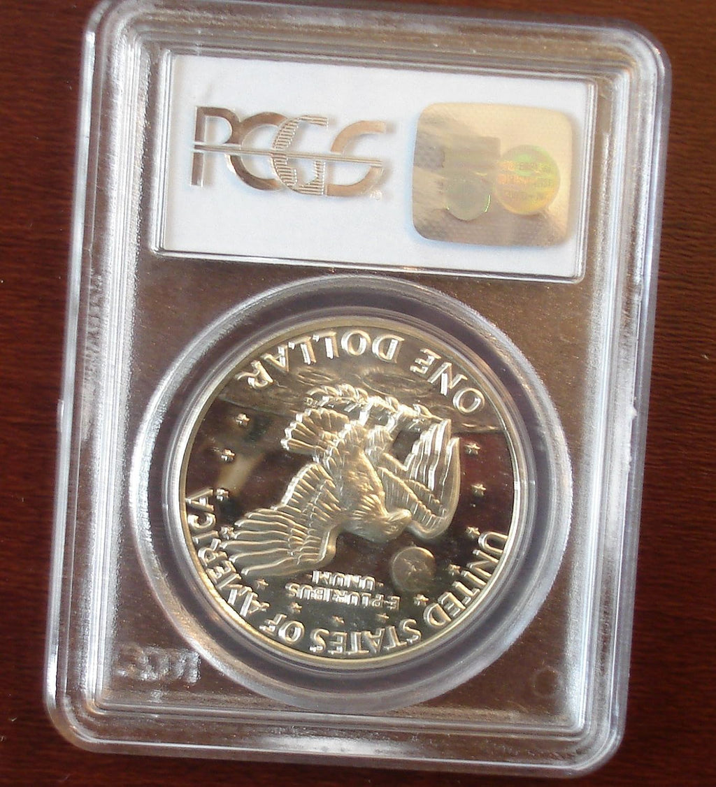 1971S SILVER 'IKE' DOLLAR GRADED PR68 DCAM BY PCGS