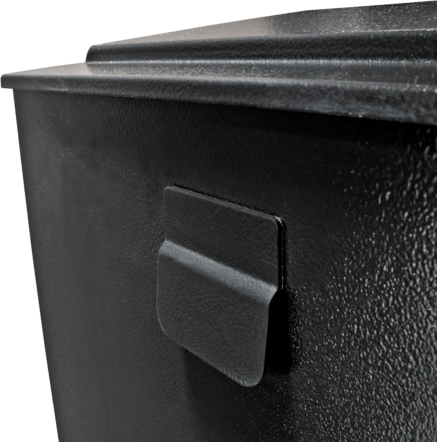Mail Boss 7172 Townhouse Locking Security Wall Mount Mailbox, Black, Pack of 1