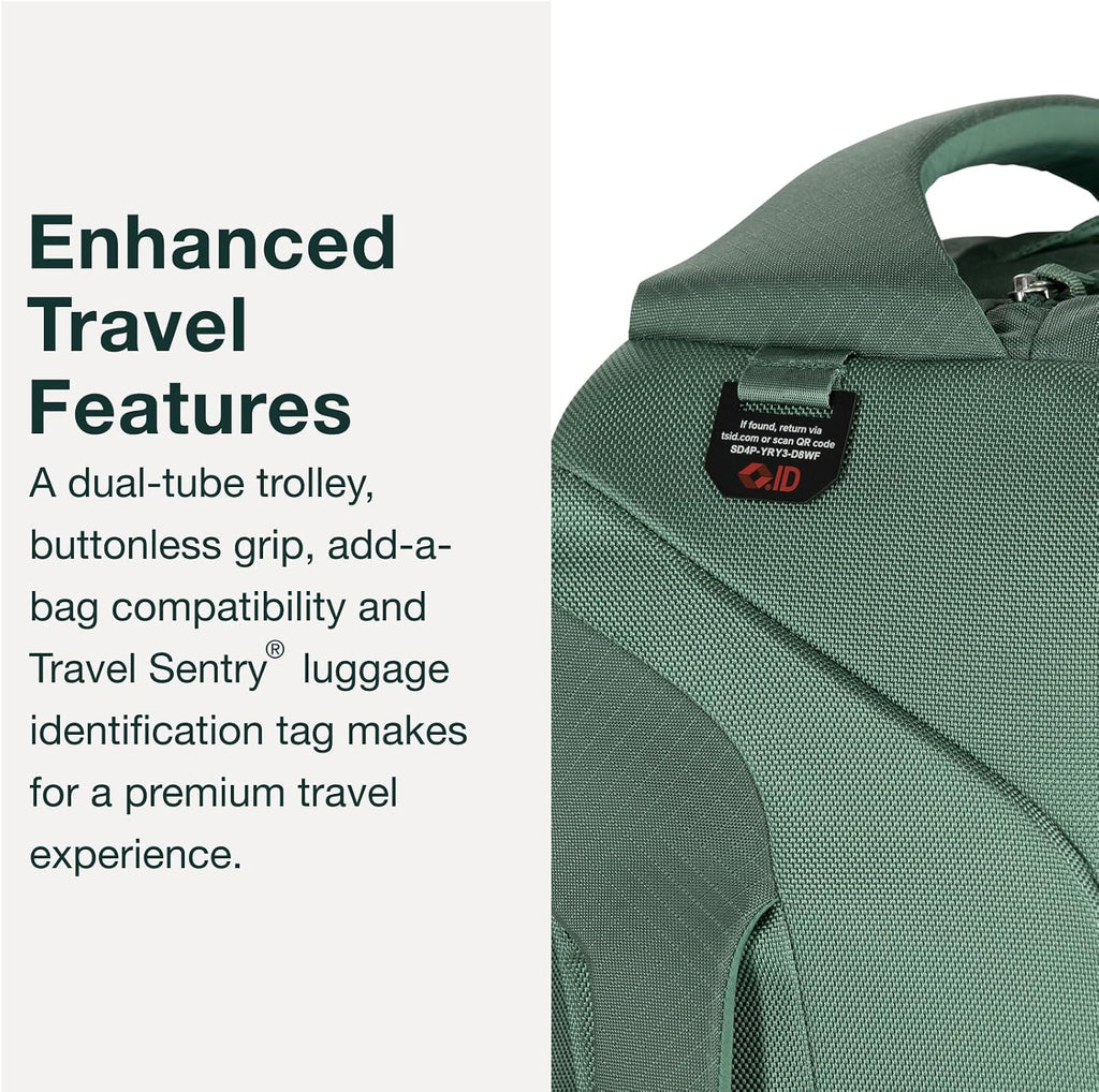 Osprey Sojourn Shuttle 30'/100L Wheeled Duffel Luggage – Rugged, High-Capacity Travel Bag with Oversized Wheels and Reinforced Frame – Built for Long-Haul Travel and Gear Protection, Koseret Green