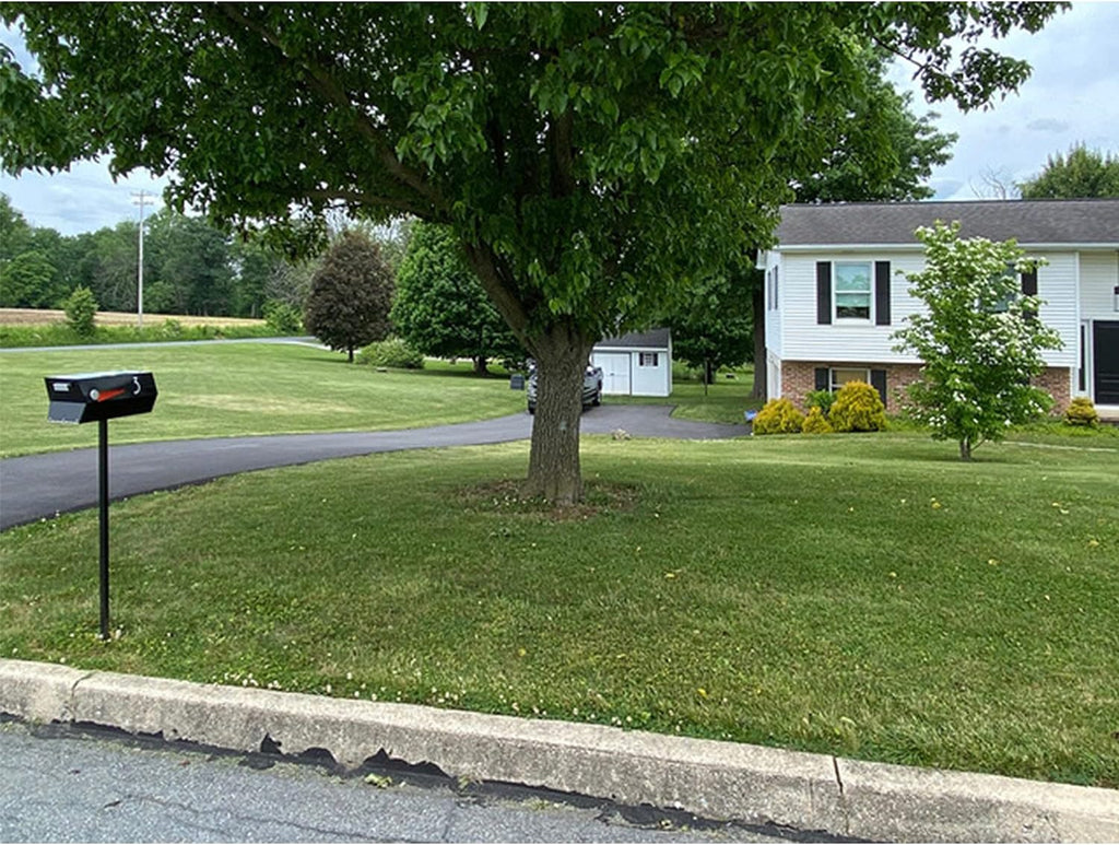 modbox USA Modern Curbside Mailbox Post (Vertical | Black)