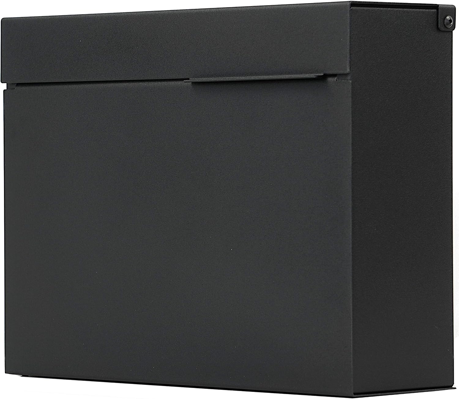 Vsons Modern Design Mailbox, wall-Mount Mailbox Vsons Design Mitch B (Aluminum Black Powder Coated) (Black)