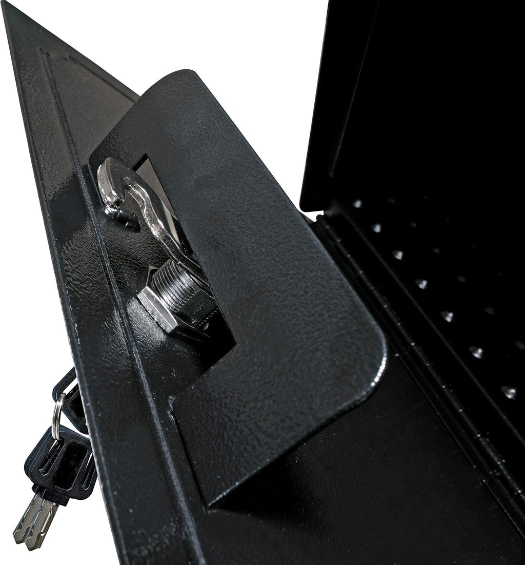 Mail Boss 7172 Townhouse Locking Security Wall Mount Mailbox, Black, Pack of 1