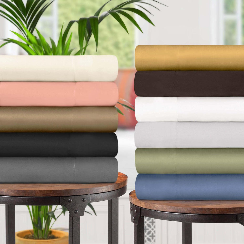 Superior Egyptian Cotton 1500 Thread Count Duvet Cover Set, Soft Comforter Covers, Luxury Bedding Essentials, Button Closure, Includes 1 Duvet Cover, 2 Pillow Shams, Full/Queen, Dusted Rose