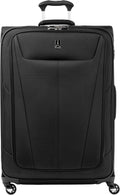 Travelpro Maxlite 5 Softside Expandable Luggage with 4 Spinner Wheels, Lightweight Suitcase, Men and Women, Black, Checked-Large 29-Inch