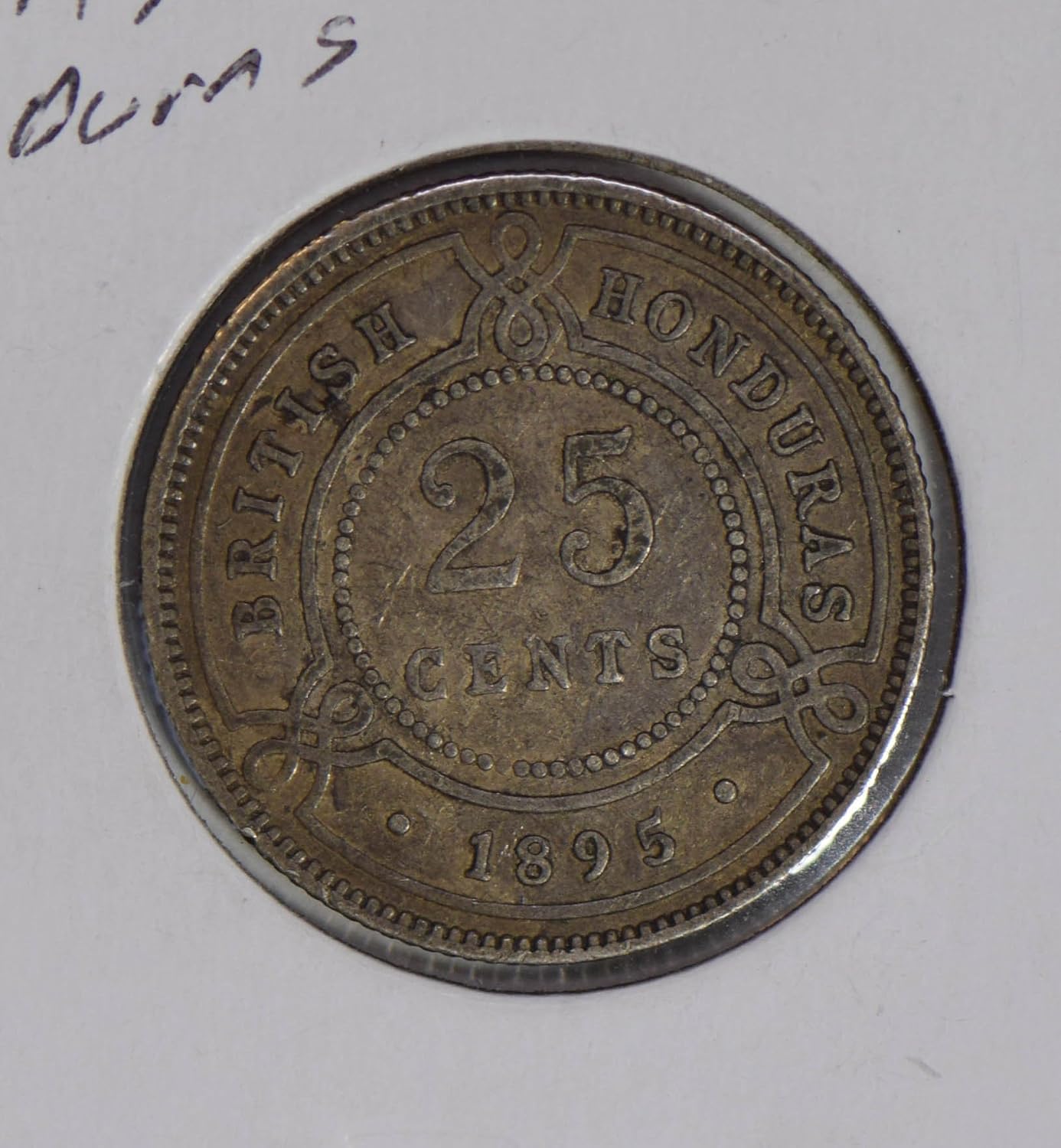 Collectible Coin Honduras 1895 25 Cents rare this grade H0090