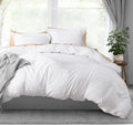 Utopia Bedding Duvet Cover Full Size - 3 Piece with Zipper Closure - 1 Comforter Cover 80X90 Inches & 2 Pillow Shams 20X26 Inches (Pack of 10, White) Comforter Not Included
