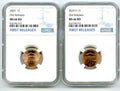 2025 P & D US MINT LINCOLN PENNY UNION SHIELD 2 COIN SET - FIRST RELEASES Cent NGC MS66 RD