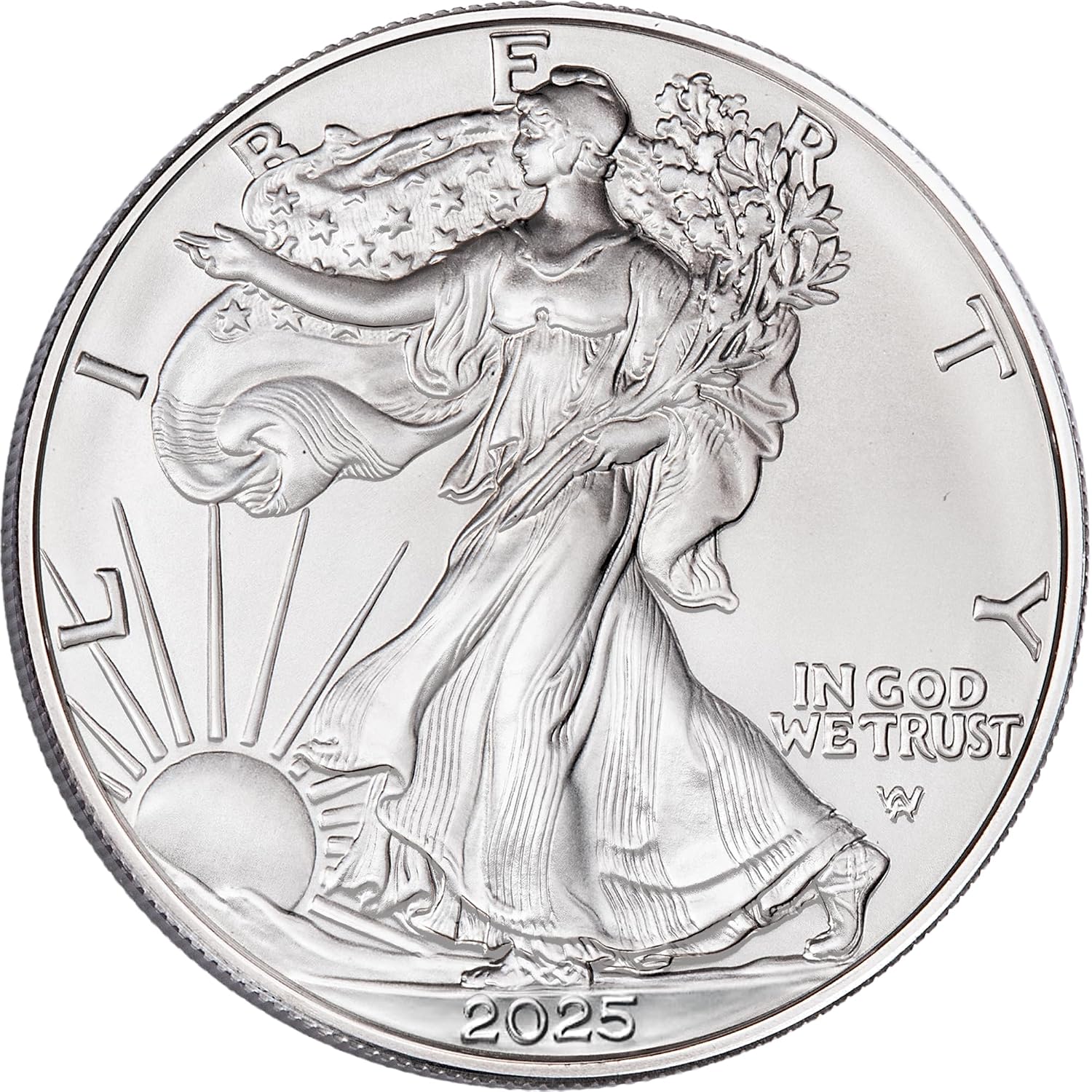 2025 American Silver Eagle with President Trump Lighthouse Holder