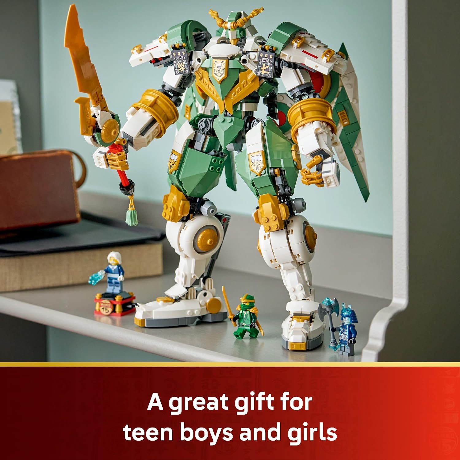 LEGO NINJAGO Lloyd's Titan Mech 15th Anniversary Building Toy - Collectible Mech Set for Boys & Girls, Ages 14+ - Display as Bedroom Decor - Gift for Birthdays - 71860