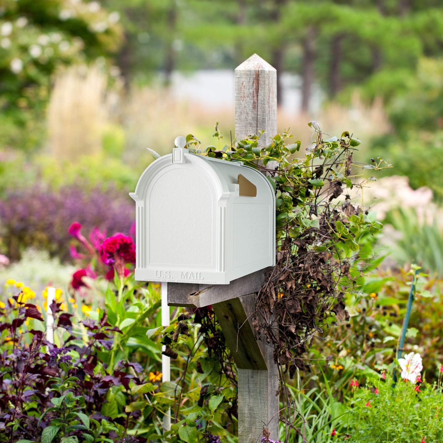 Whitehall Products Capital Aluminum Mailbox 20' L x 13' H