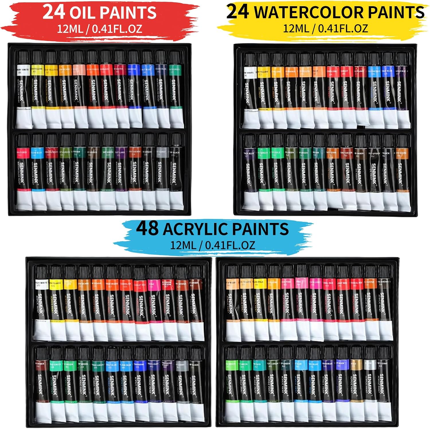 188Pcs All-in-One Art Painting Kit with French Easel, 96 Acrylic, Watercolor & Oil Paint Set, Complete Art Supplies Painting Set for Adults, Artists, Beginners