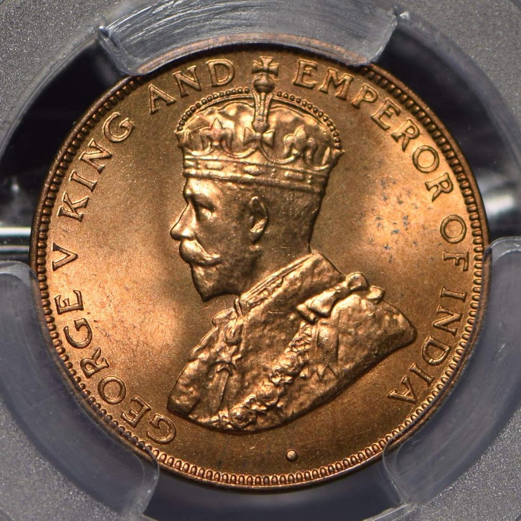 Collectible Coin Hong Kong 1933 Cent PCGS MS65RD rare this grade in RED PC0837*Multiples in stock, the one you receive will be of the same grade but cert number may vary
