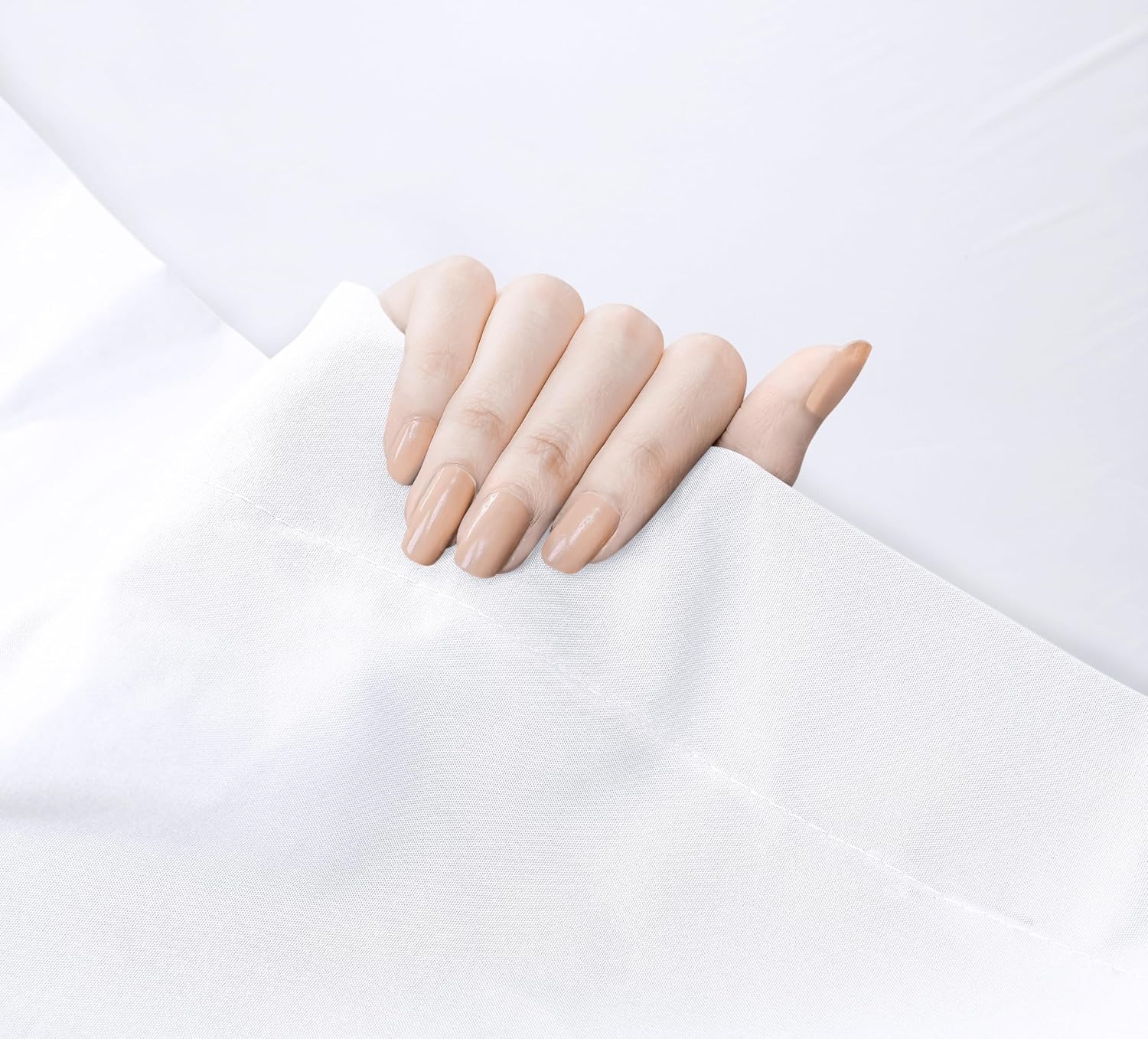 Luxurious Pack of 6 Flat Sheet 1000 Thread Count 100% Egyptian Cotton Twin Size (66' x 96') Inch Luxury Soft Fabric Flat Sheet - White Solid