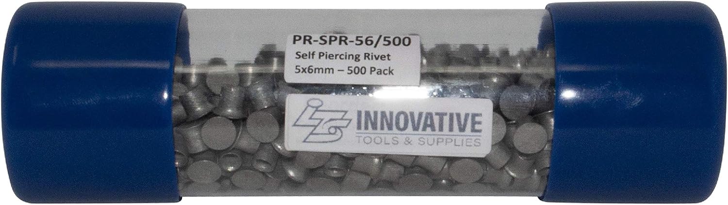 Innovative Tools & Supplies Self-Piercing Rivets 5mm (w) x 6mm (h) (500 Pack)