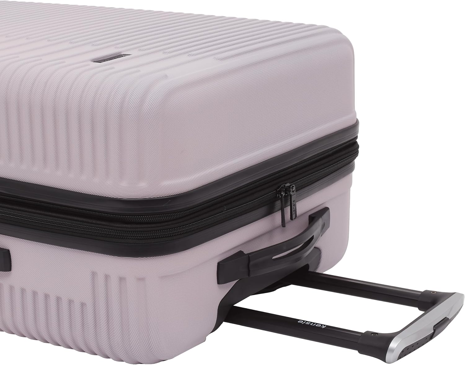 kensie Women's Hillsboro Luggage & Travel Bags Set, Burnished Lilac, 4 Piece Set