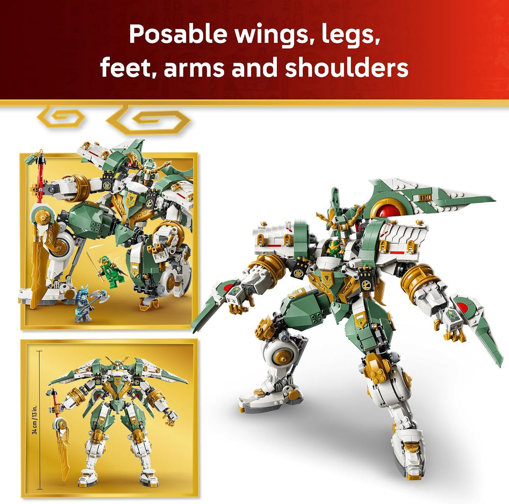 LEGO NINJAGO Lloyd's Titan Mech 15th Anniversary Building Toy - Collectible Mech Set for Boys & Girls, Ages 14+ - Display as Bedroom Decor - Gift for Birthdays - 71860