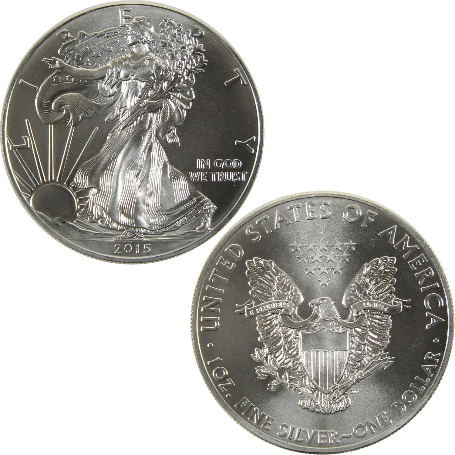 2015 American Silver Eagle Uncirculated Bullion $1 Coin