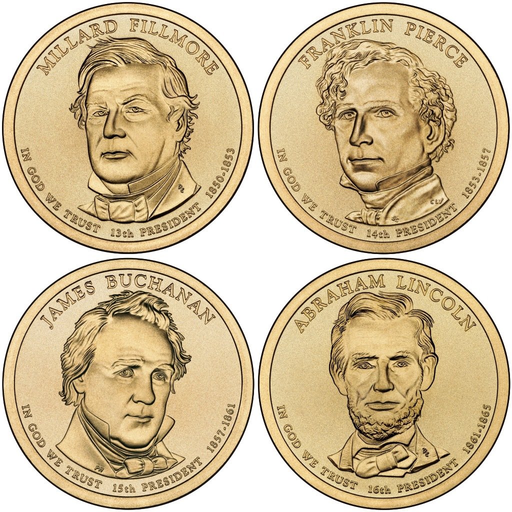 2007 D 2007-2020 40 Coin Presidential Dollar Complete Set Uncirculated